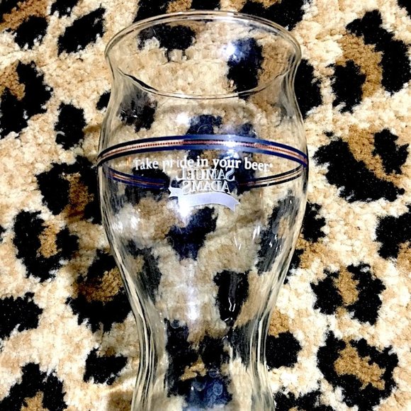 SAMUEL SAM ADAMS BOSTON LAGER TAKE PRIDE IN YOUR BEER 16 oz PINT BEER GLASS - Picture 3 of 4